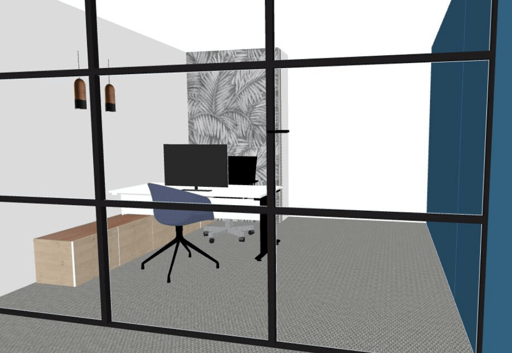 3D ontwerp kantoor installatiebedrijf